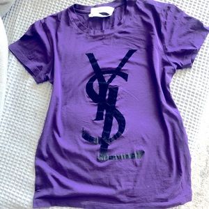 YSL vintage tshirt in purple